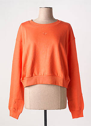 Sweat-shirt manches longues manches longues orange ROXY femme