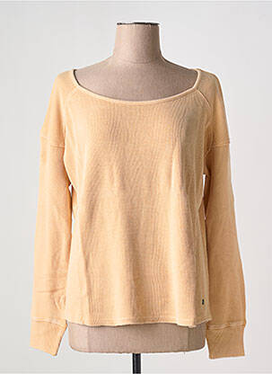 Pull coupe droite manches longues orange ROXY femme