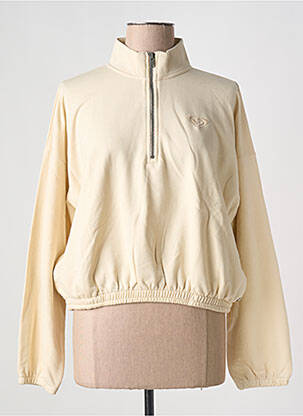 Sweat-shirt manches longues manches longues beige ROXY femme