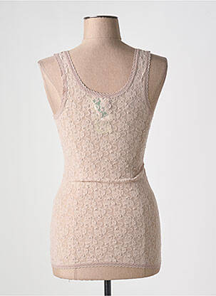 Top stretch sans manche beige UNITED COLORS OF BENETTON femme