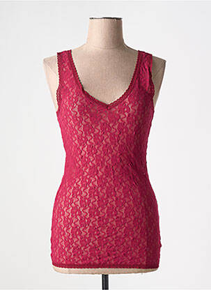 Top stretch sans manche rouge UNITED COLORS OF BENETTON femme
