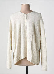 Gilet manches longues beige UNITED COLORS OF BENETTON pour femme seconde vue