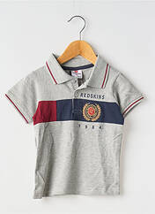 Polo gris REDSKINS pour garçon seconde vue