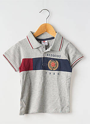 Polo gris REDSKINS pour garçon