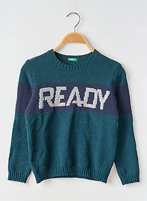 Pull vert UNITED COLORS OF BENETTON pour garçon