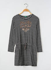 Robe mi-longue noir UNITED COLORS OF BENETTON pour fille seconde vue