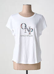 T-shirt blanc ONLY PLAY pour femme seconde vue