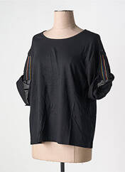 T-shirt noir UNITED COLORS OF BENETTON pour femme seconde vue