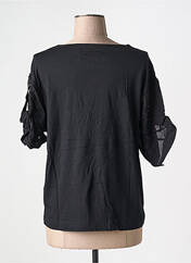 T-shirt noir UNITED COLORS OF BENETTON pour femme seconde vue