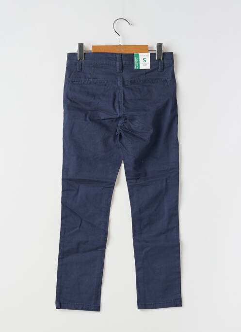 Pantalon slim tissage popeline taille ajustable bleu UNITED COLORS OF BENETTON garcon