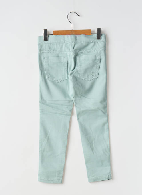 Pantalon slim tissage popeline taille ajustable bleu UNITED COLORS OF BENETTON fille