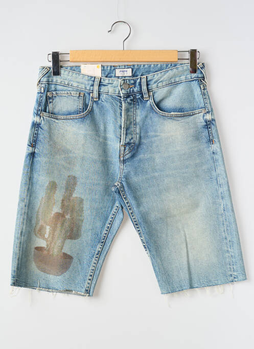 Bermuda stretch taille normale bleu PEPE JEANS homme