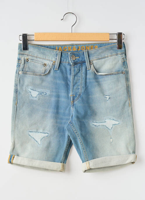 Bermuda stretch taille normale bleu JACK & JONES homme