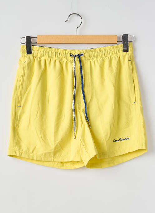 Short de bain tissage popeline jaune PIERRE CARDIN homme