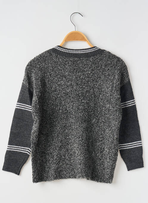 Pull maille tricot manches longues gris UNITED COLORS OF BENETTON fille