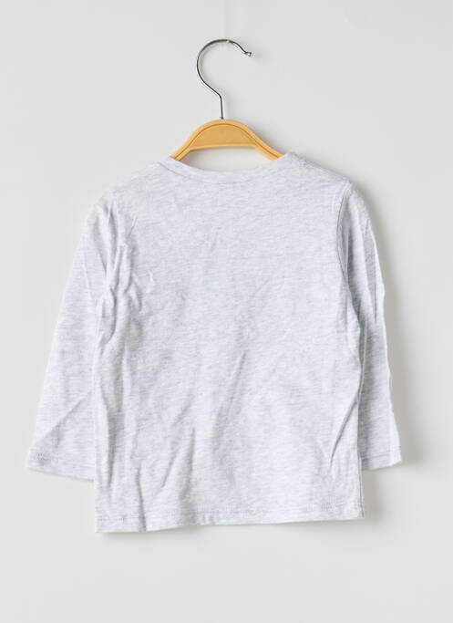 T-shirt manches longues manches longues gris UNITED COLORS OF BENETTON garcon