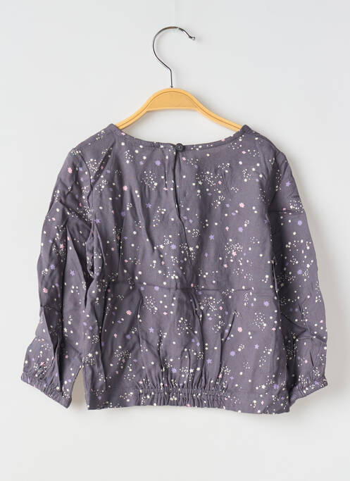 Blouse manches longues manches longues gris UNITED COLORS OF BENETTON fille