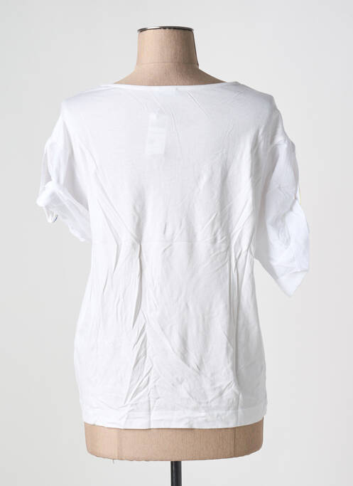 T-shirt coupe droite manches courtes blanc UNITED COLORS OF BENETTON femme
