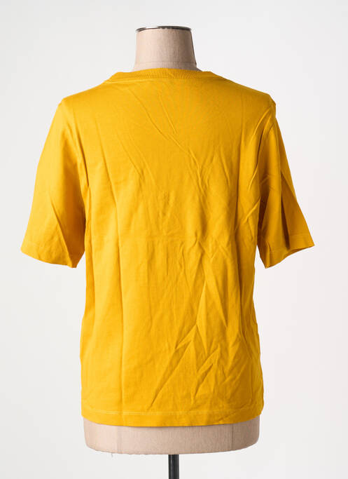 T-shirt coupe droite manches courtes jaune UNITED COLORS OF BENETTON femme