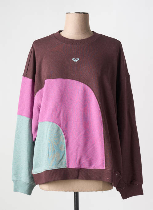 Sweat-shirt manches longues manches longues violet ROXY femme