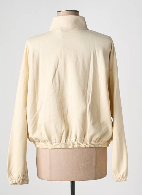 Sweat-shirt manches longues manches longues beige ROXY femme