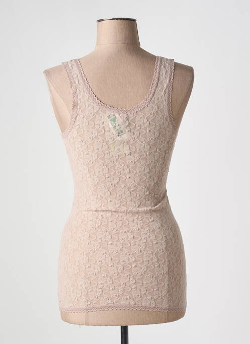 Top stretch sans manche beige UNITED COLORS OF BENETTON femme