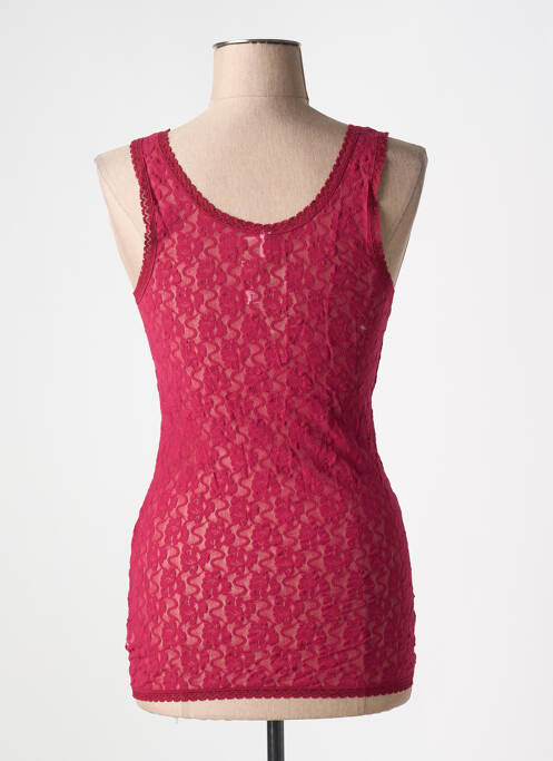 Top stretch sans manche rouge UNITED COLORS OF BENETTON femme