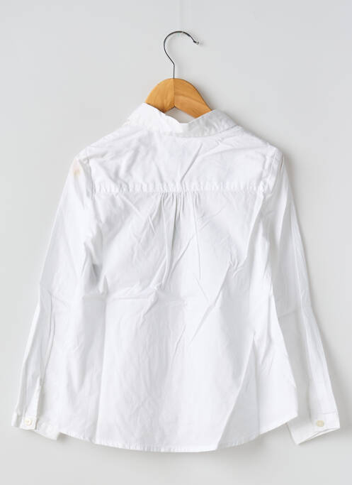 Chemise manches longues blanc UNITED COLORS OF BENETTON garçon