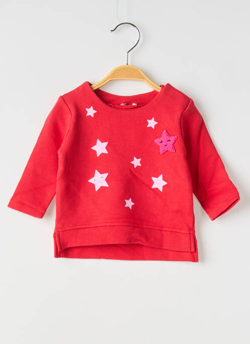 Pull rouge UNITED COLORS OF BENETTON pour fille