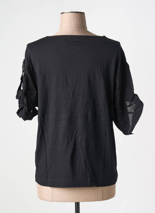 T-shirt noir UNITED COLORS OF BENETTON femme