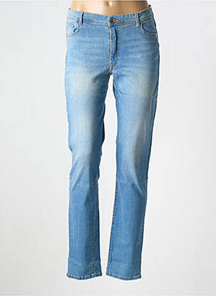 Jeans coupe slim stretch taille normale bleu TRUSSARDI JEANS femme