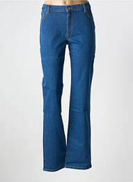 Jeans coupe droite stretch taille normale bleu TRUSSARDI JEANS femme
