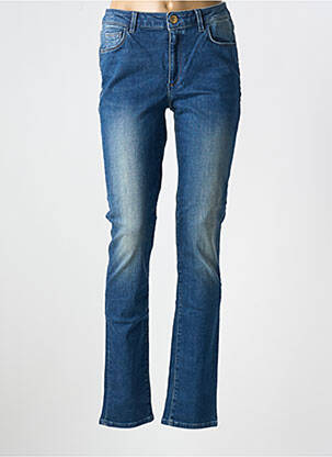 Jeans coupe slim stretch taille normale bleu TRUSSARDI JEANS femme