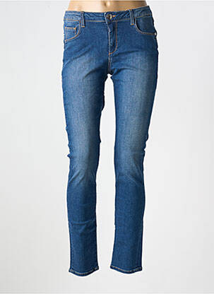 Jeans skinny stretch taille basse bleu TRUSSARDI JEANS femme