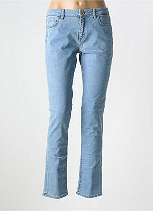 Jeans coupe slim stretch taille normale bleu TRUSSARDI JEANS femme