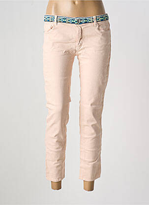 Jeans coupe slim taille basse taille basse rose TRUSSARDI JEANS femme