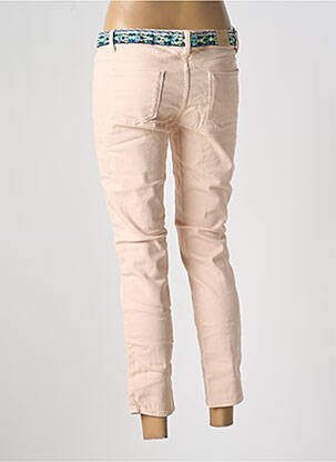 Jeans coupe slim stretch taille basse rose TRUSSARDI JEANS femme