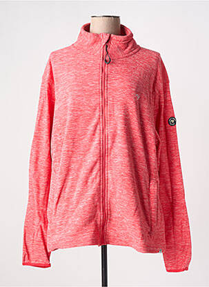 Polaire tissage chiné rouge BILLTORNADE femme