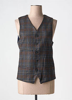 Gilet sans manche poches bleu BENETTON homme