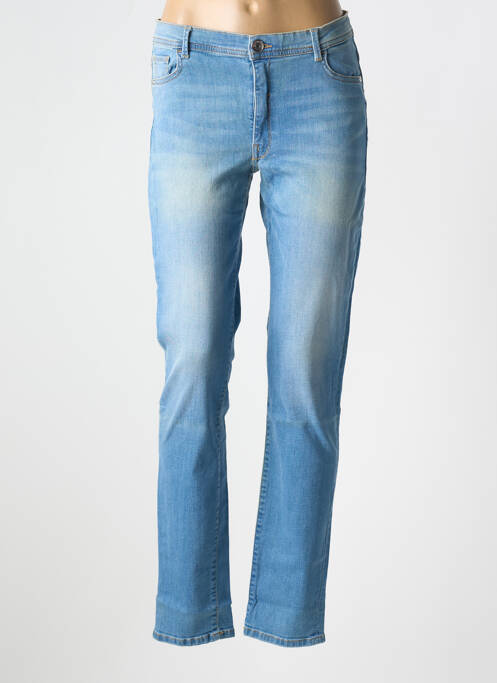Jeans coupe slim stretch taille normale bleu TRUSSARDI JEANS femme