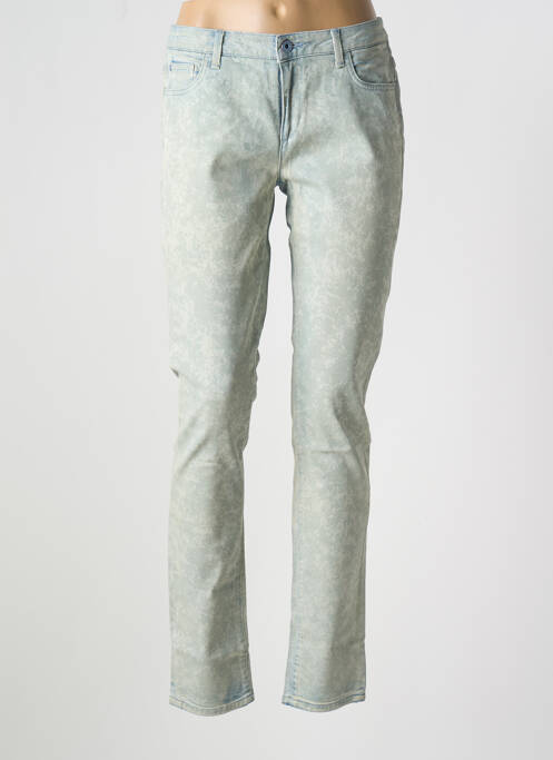 Jeans coupe slim stretch taille normale bleu TRUSSARDI JEANS femme