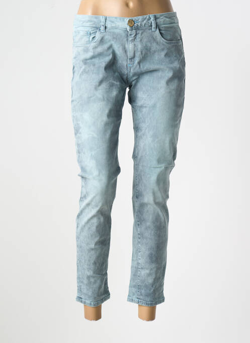 Jeans coupe slim stretch taille normale bleu TRUSSARDI JEANS femme