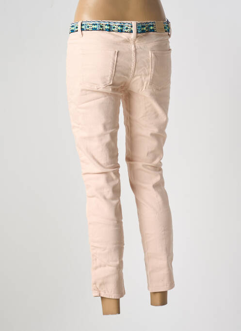 Jeans coupe slim taille basse taille basse rose TRUSSARDI JEANS femme