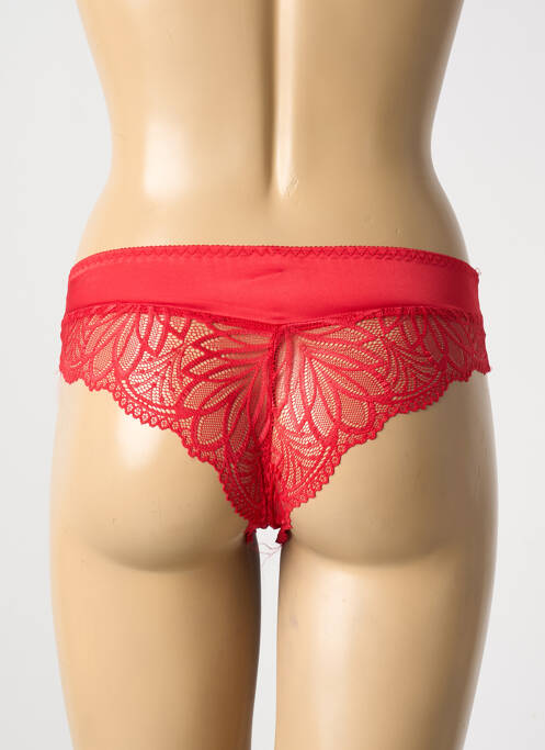Culotte effet matière satinée rouge TORRENTE femme