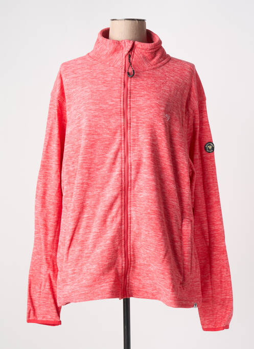 Polaire tissage chiné rouge BILLTORNADE femme