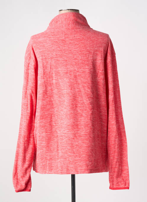 Polaire tissage chiné rouge BILLTORNADE femme