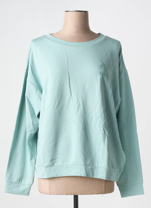 Sweat-shirt stretch manches longues vert ROXY femme