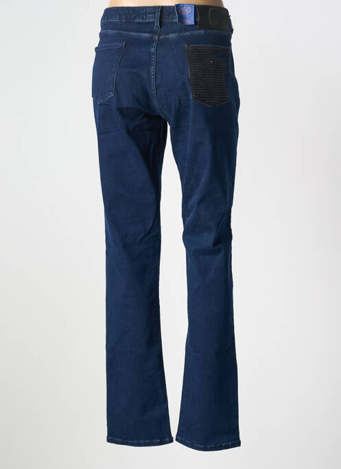 Jeans coupe droite bleu TRUSSARDI JEANS femme