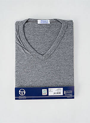 T-shirt coupe cintrée manches courtes gris SERGIO TACCHINI homme