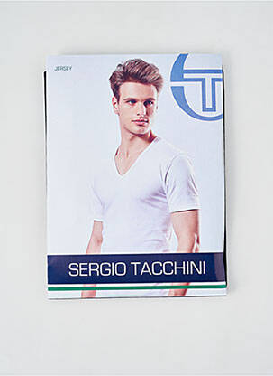 T-shirt coupe cintrée manches courtes noir SERGIO TACCHINI homme